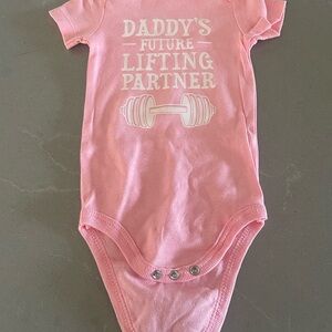 Baby Pink Onsie Sporty